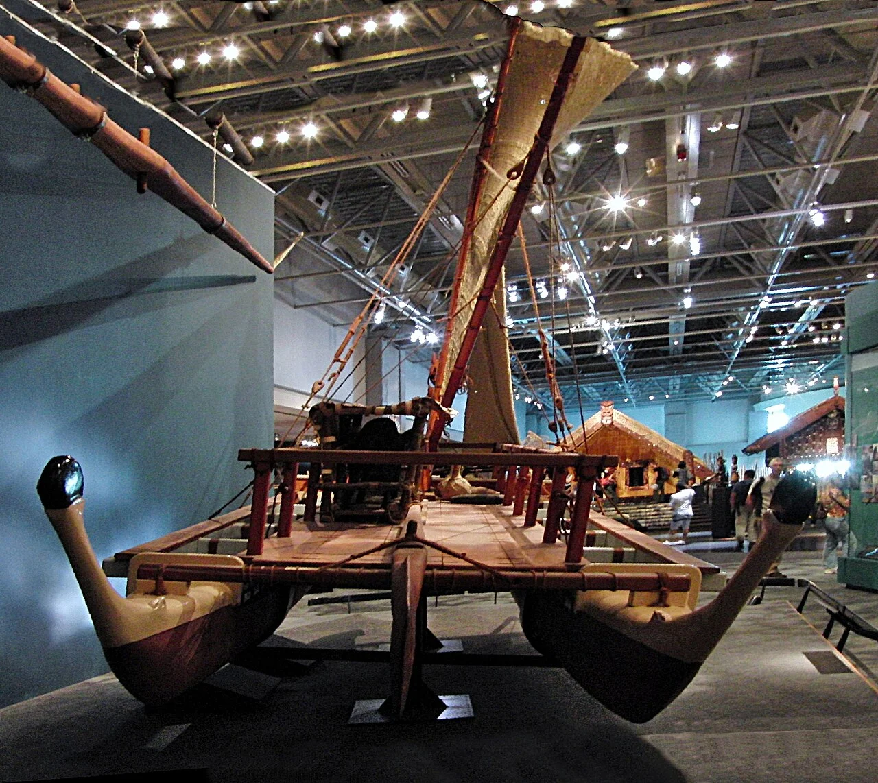 Te Papa Tongarewa national museum on Wellington's waterfront in New Zealand