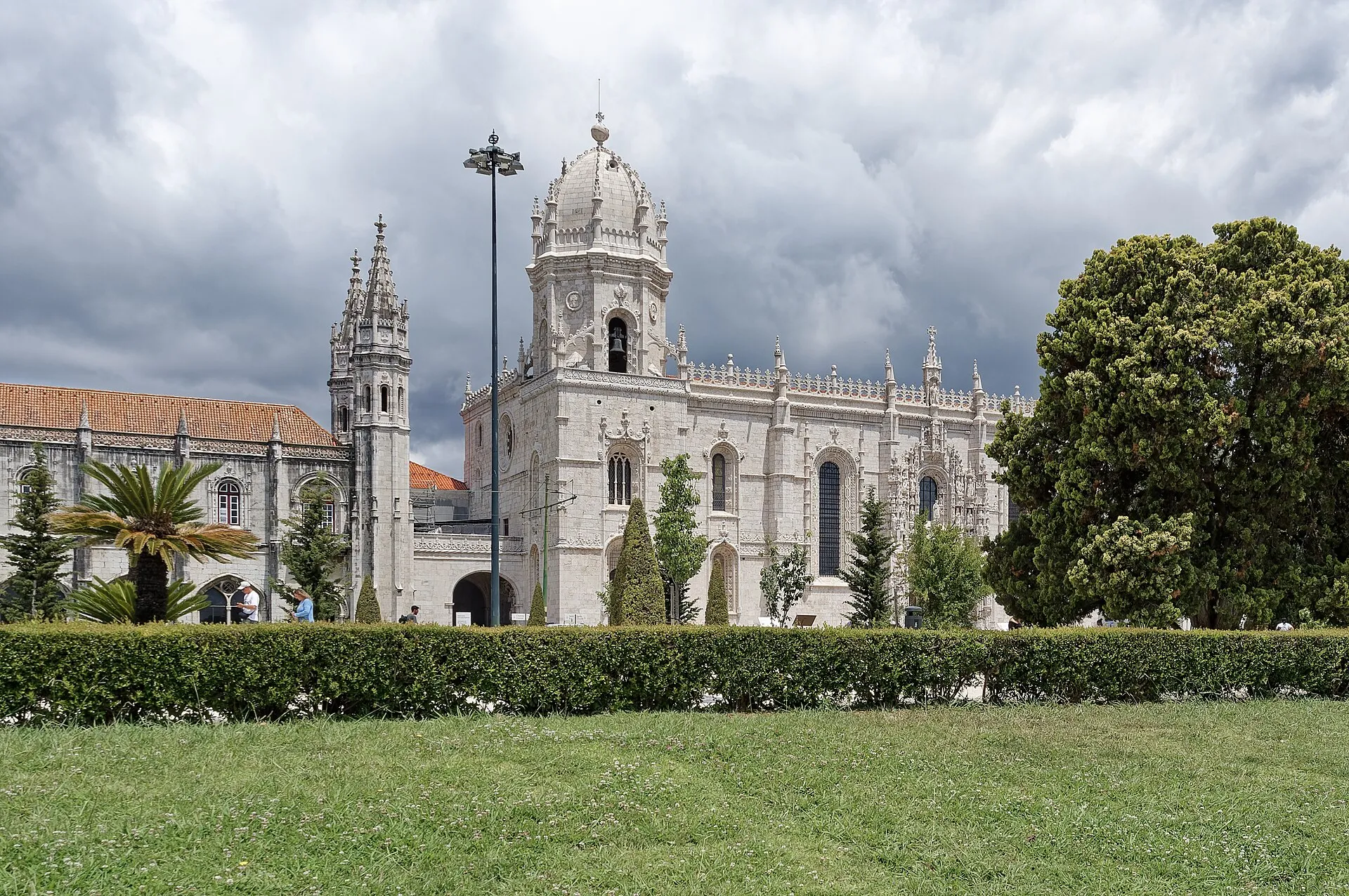 Jerónimos Monastery facade in Belém, Lisbon