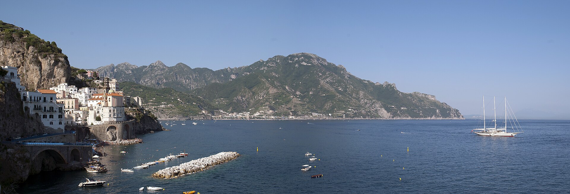 Amalfi Coast panoramic view