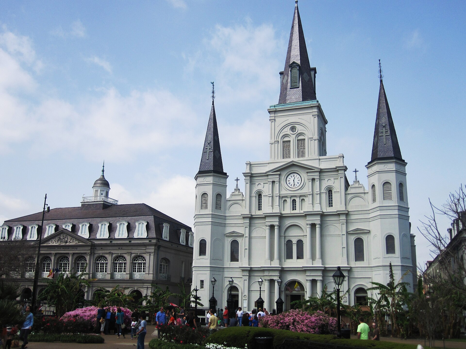 St. Louis Cathedral from Jackson Square in New Orleans