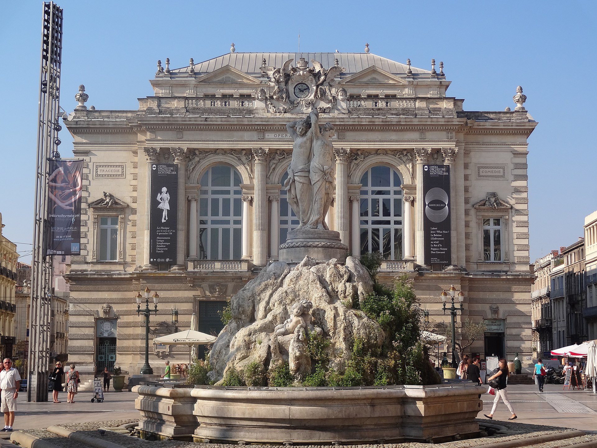 Place de la Comédie square in Montpellier