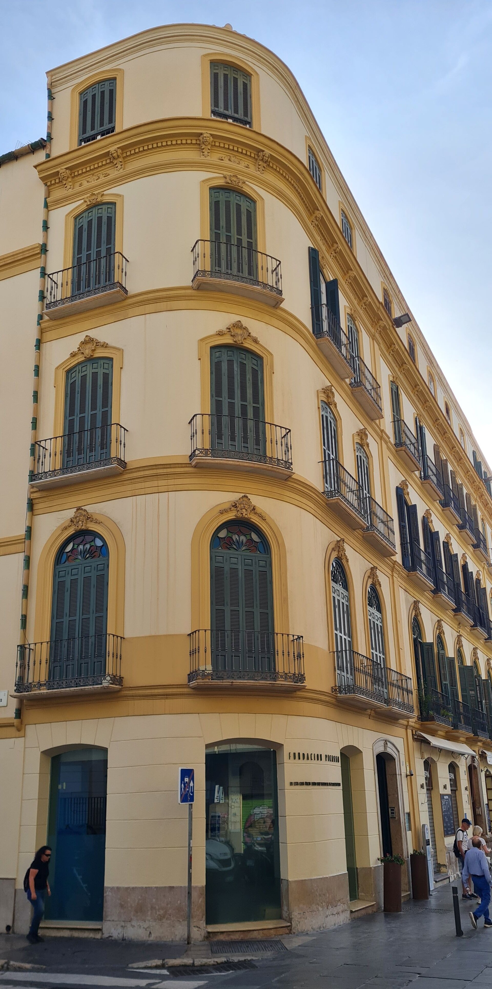 Entrance to the Picasso Museum in the Palacio de Buenavista, Málaga