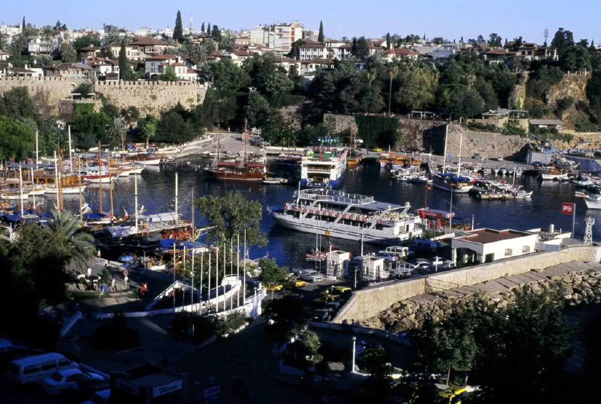Marina and old town of Antalya, Turkey