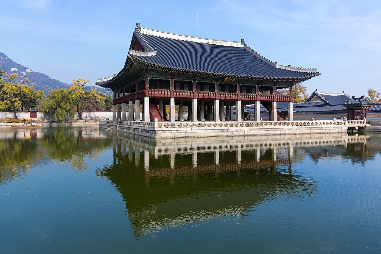 Geunjeongjeon throne hall at Gyeongbokgung Palace in Seoul, South Korea