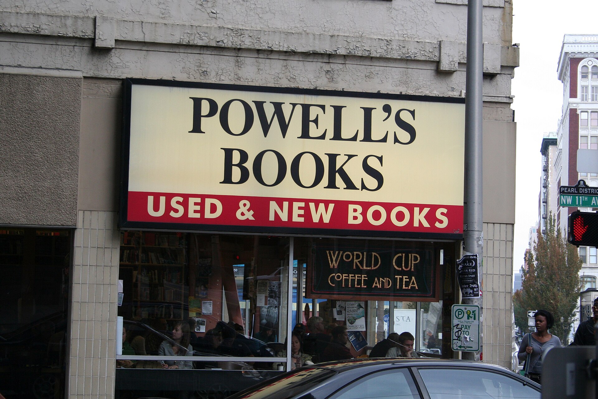 Powell's Books store in downtown Portland, Oregon