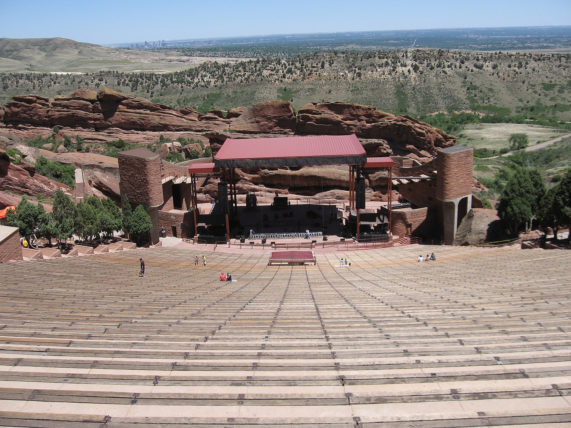 Red Rocks Amphitheatre open-air venue near Morrison, Colorado