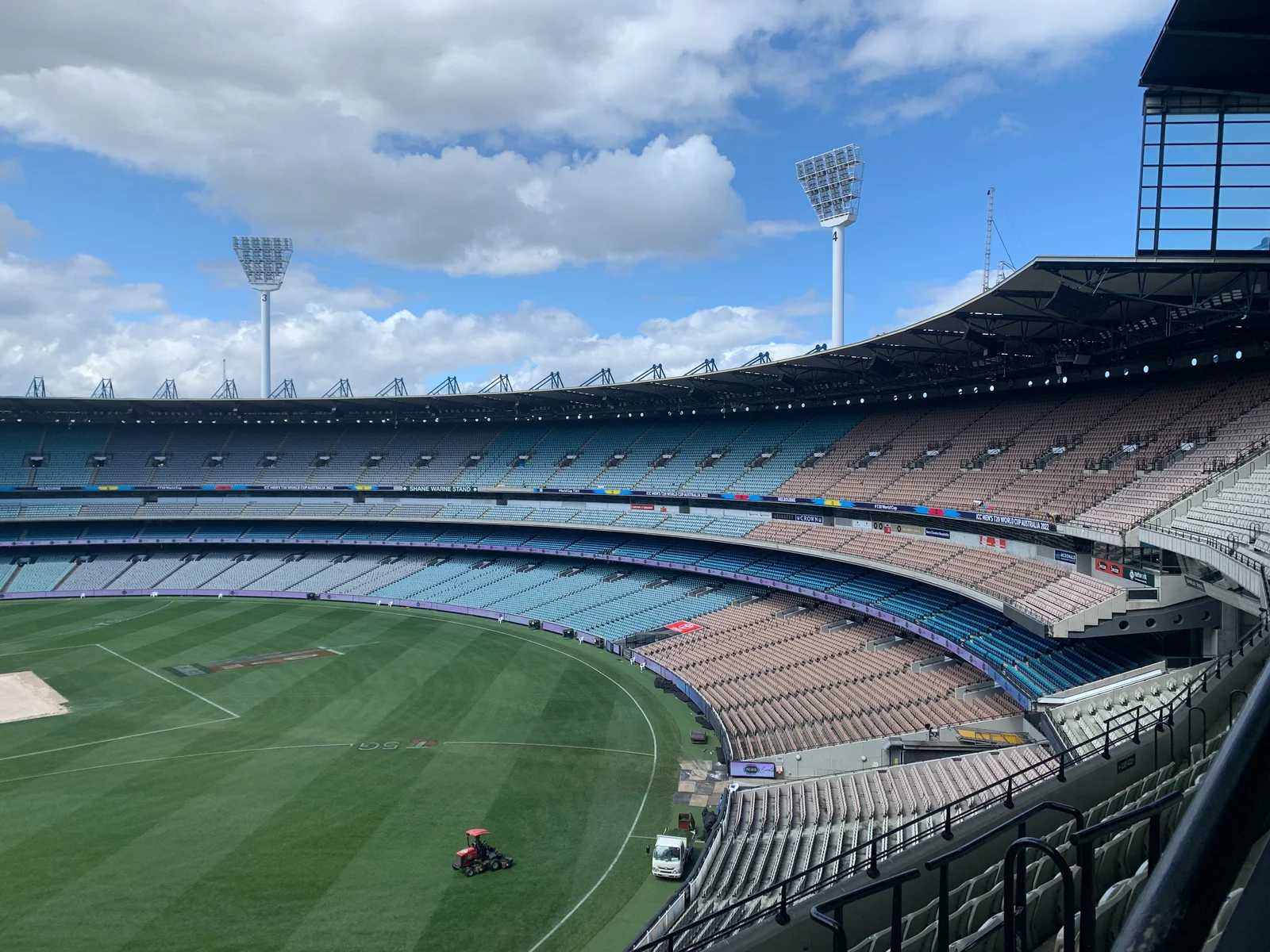 Interior grandstand of the Melbourne Cricket Ground