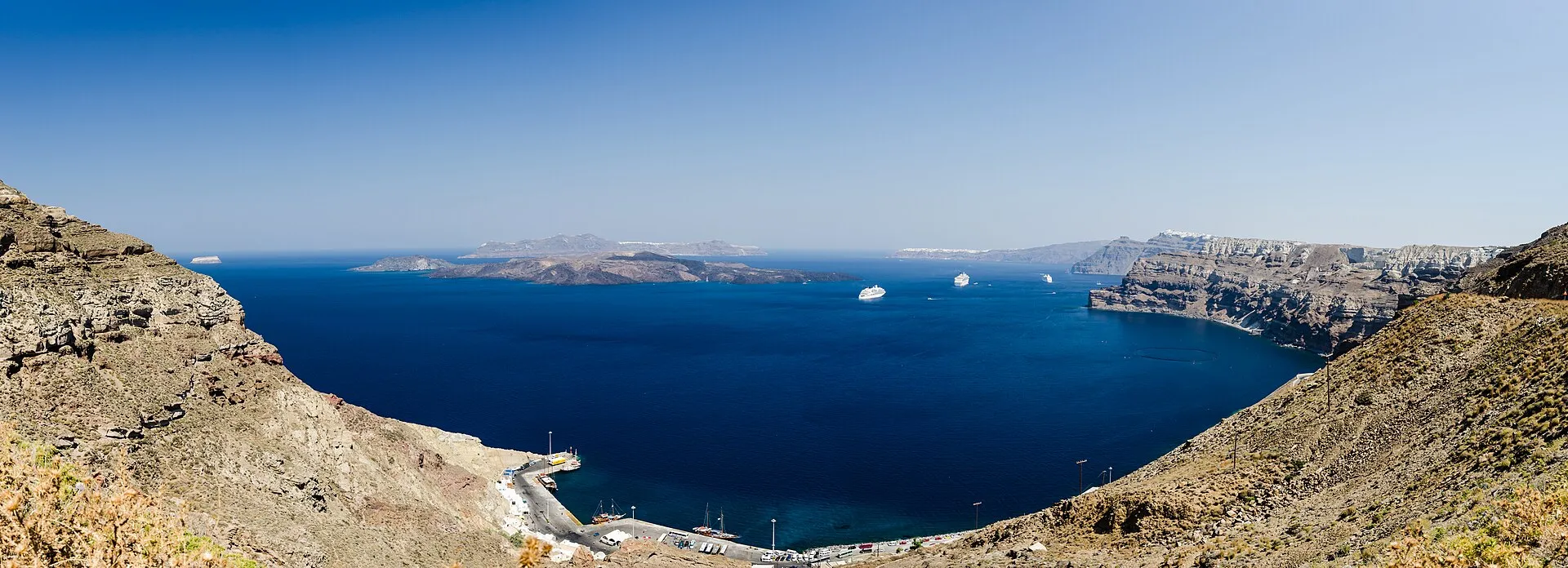 Caldera in Santorini
