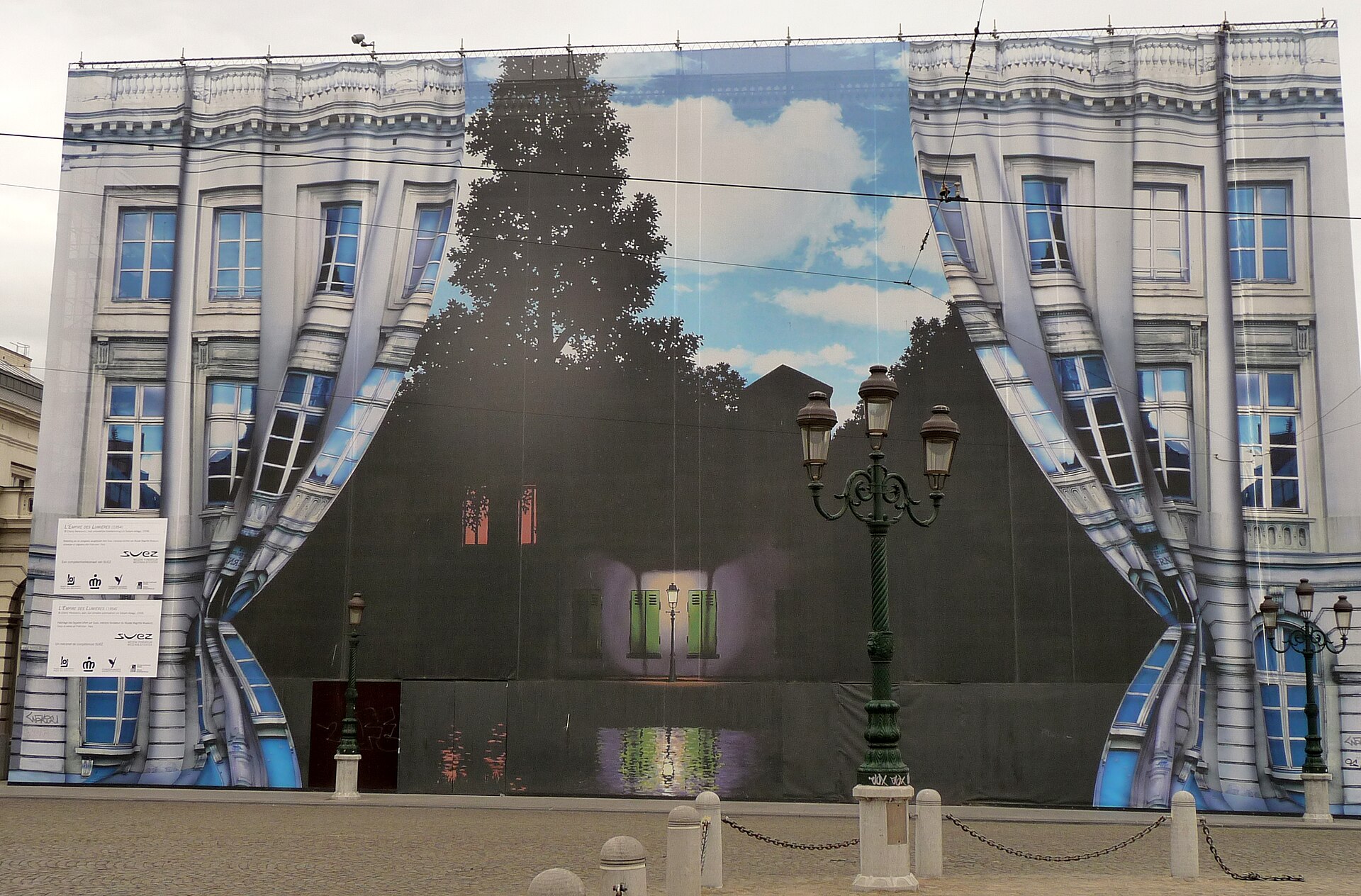 Exterior of the Magritte Museum in Brussels