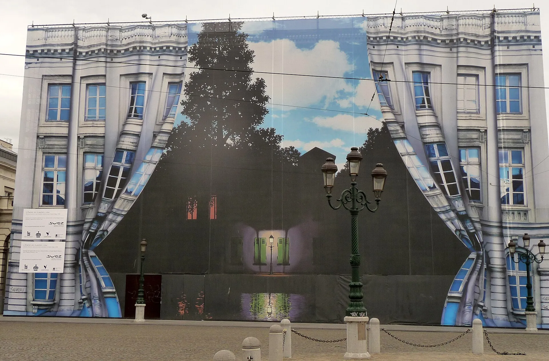 Exterior of the Magritte Museum in Brussels