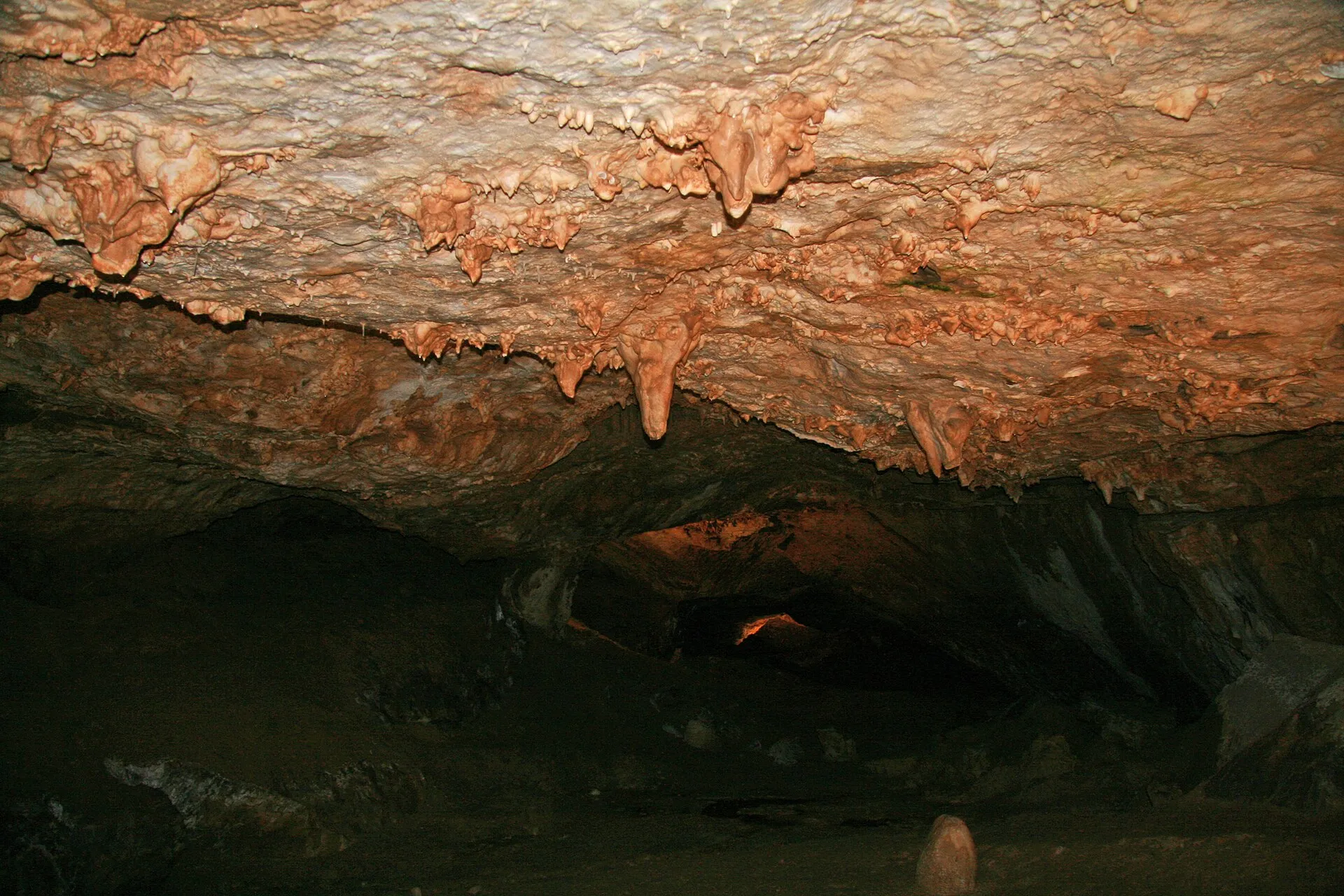 Ice-covered chamber inside the Dachstein Giant Ice Cave