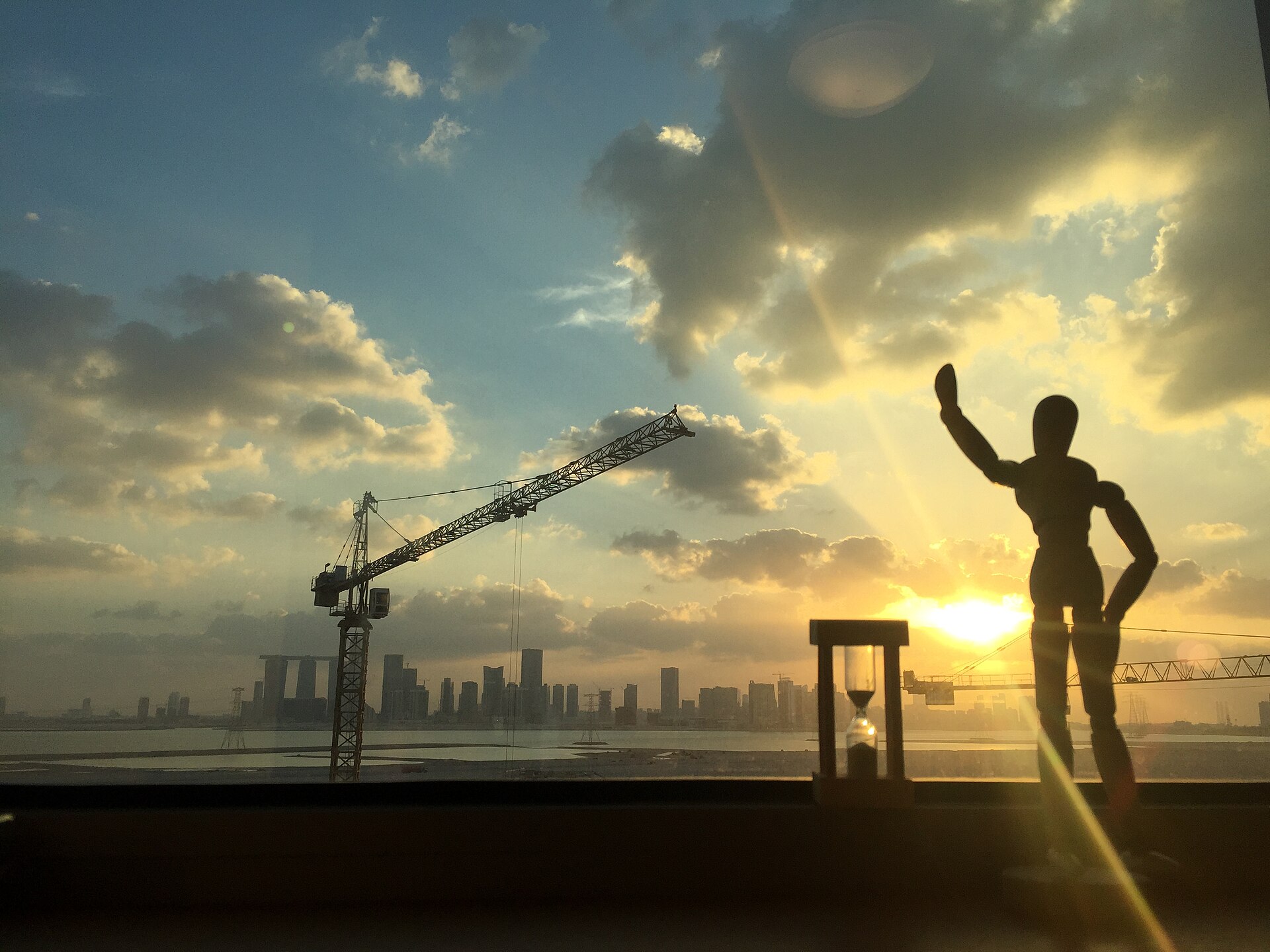 Skyline of Abu Dhabi, United Arab Emirates
