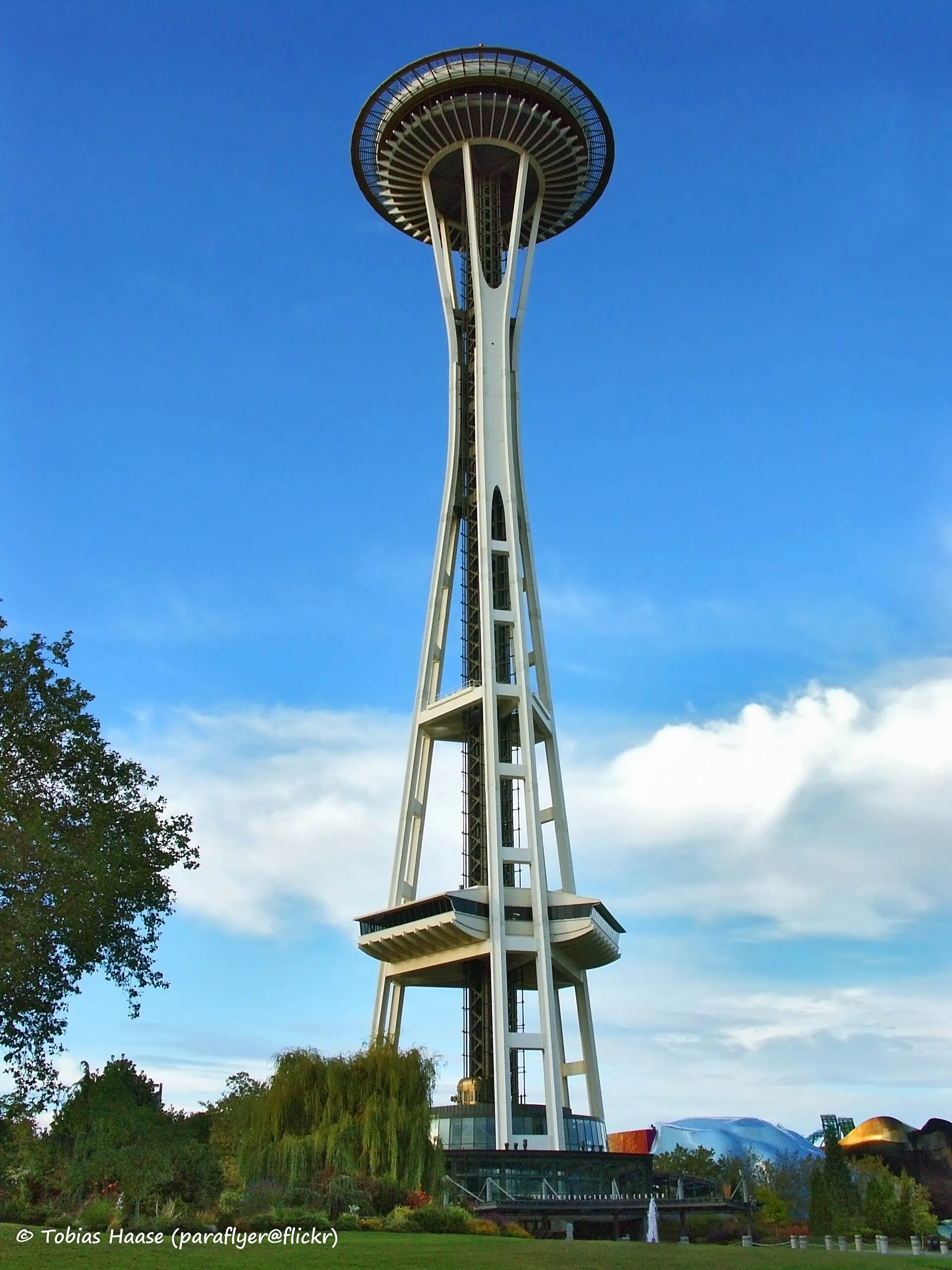 The Space Needle tower in Seattle, Washington