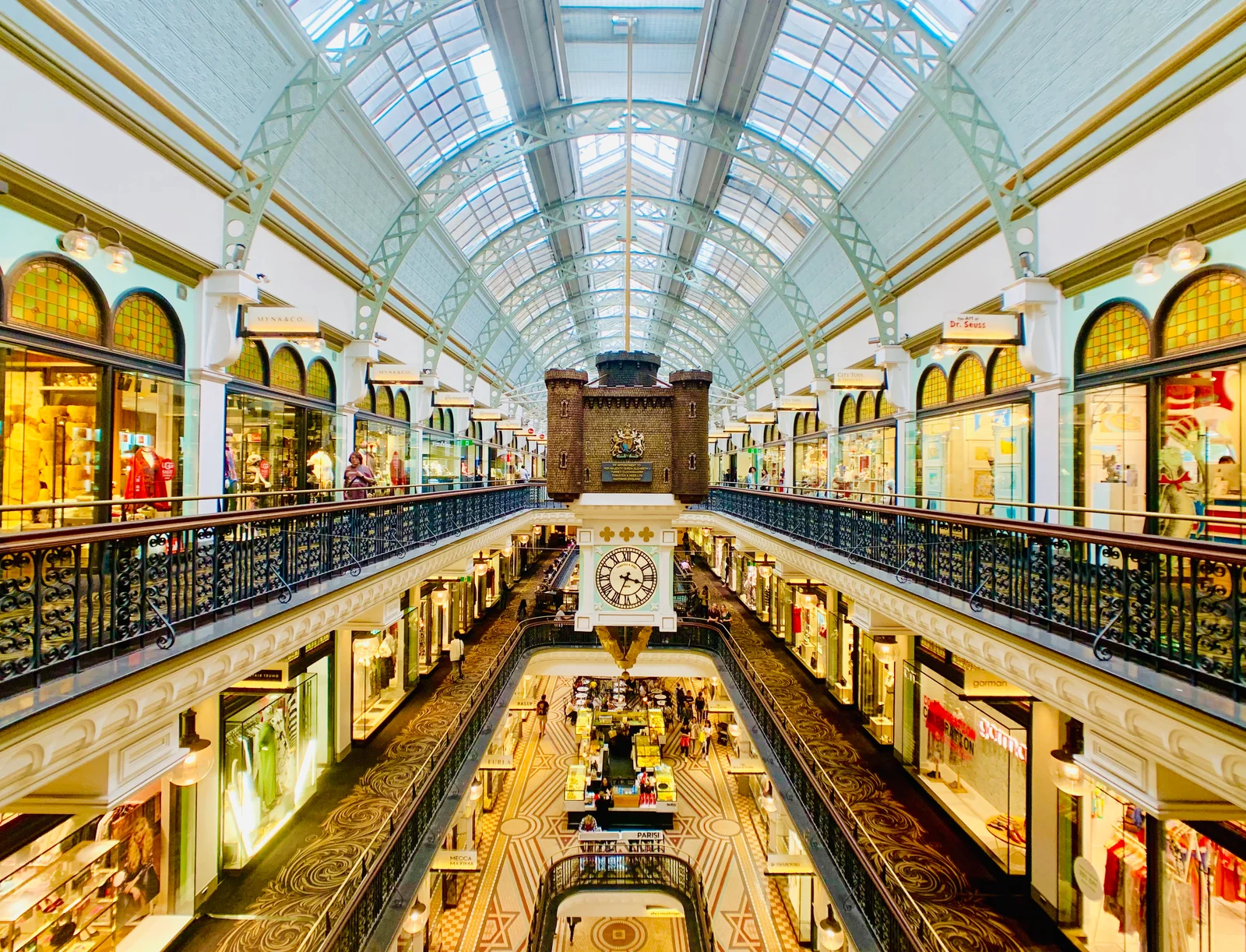 Interior of the Queen Victoria Building in Sydney