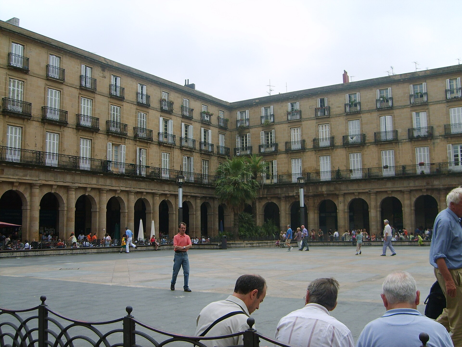Plaza Nueva in Bilbao's Casco Viejo old quarter