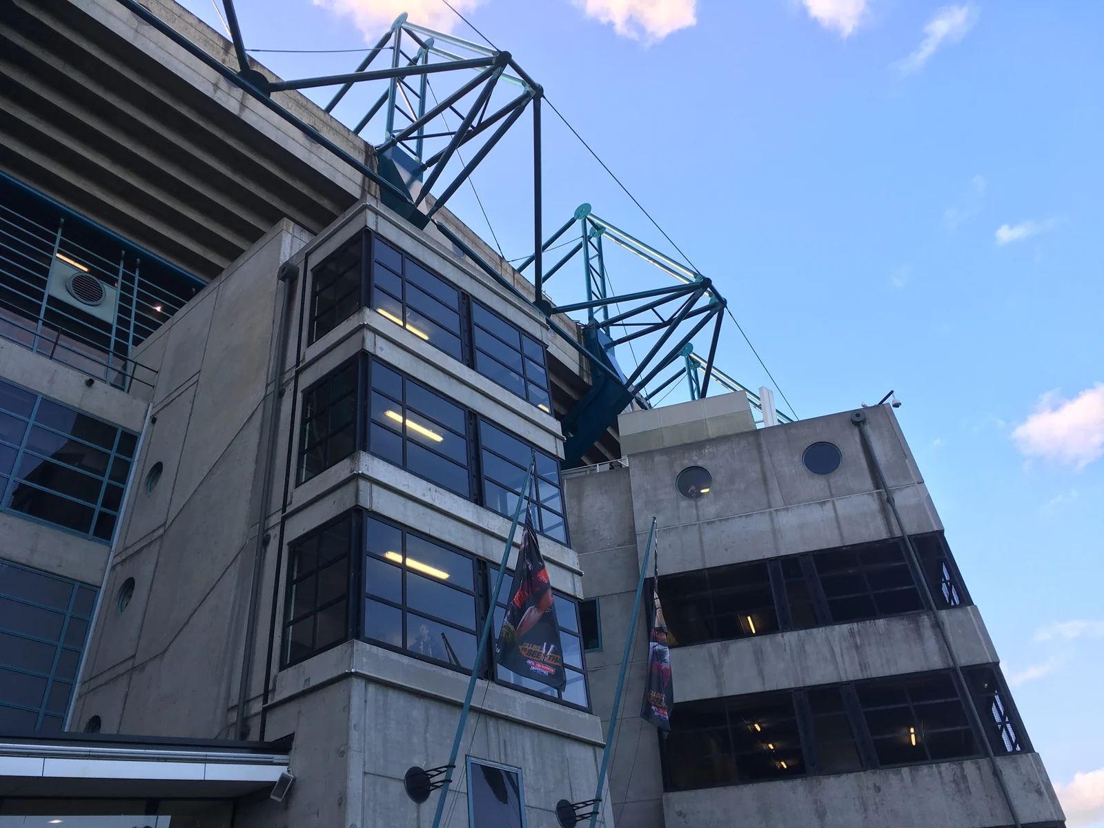 Exterior of the Melbourne Cricket Ground stadium