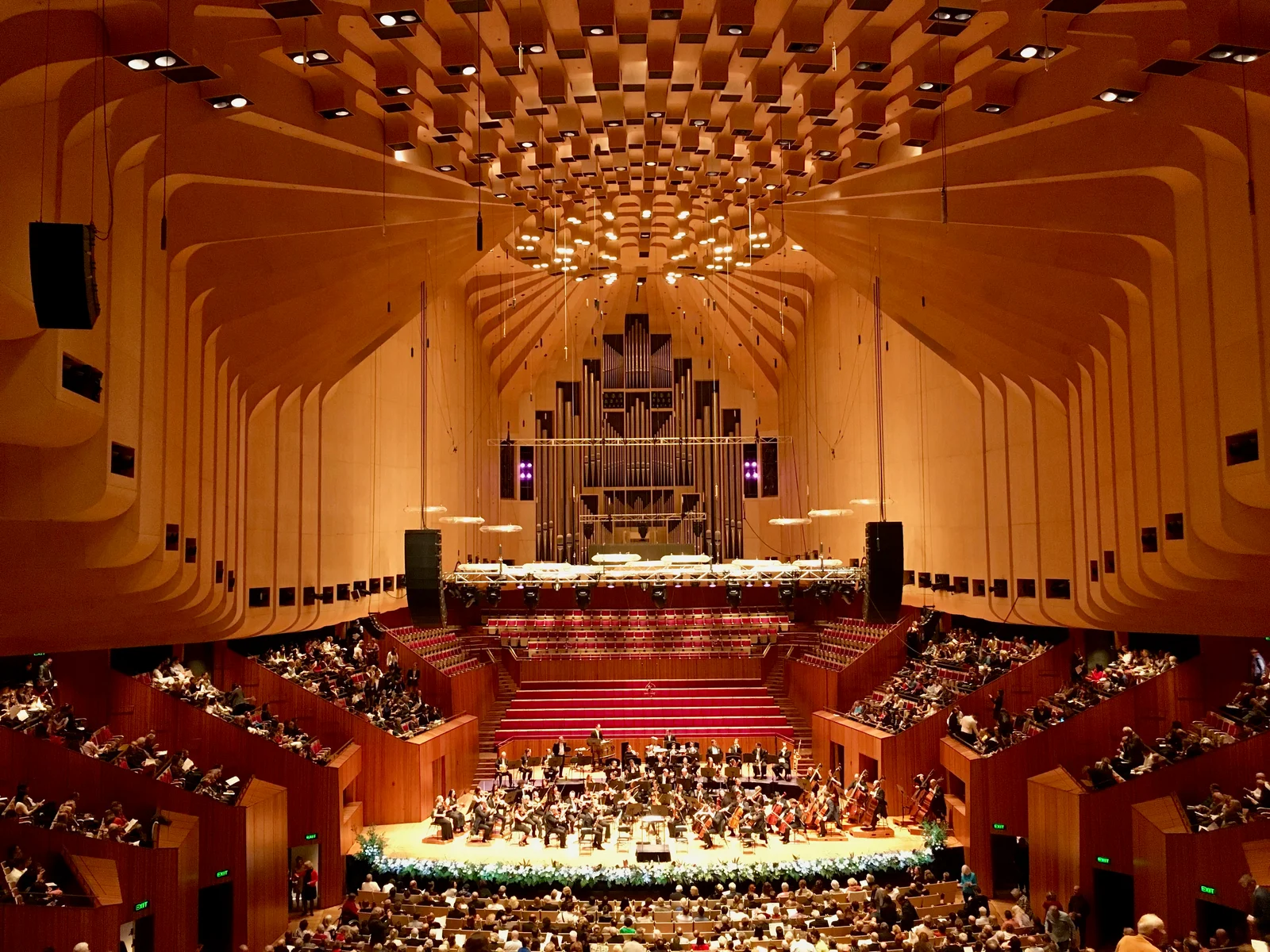 Interior of the Sydney Opera House Concert Hall